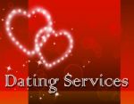 Dating Services Means Web Site And Assist Stock Photo