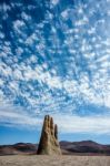 The Mano De Desierto Is A Large-scale Sculpture Of A Hand Locate Stock Photo