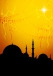 Ramadan Greeting Stock Photo