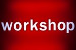 Workshop Word Stock Photo