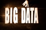 Big Data Concept And 3d White Man Stock Photo