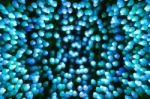 Abstract Blue Bokeh Blur Style For Background Stock Photo