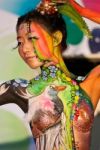 Samui Body Painting Stock Photo