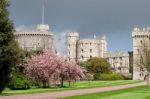 Scenic View Of Windsor Castle Stock Photo