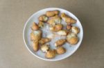 Rice Porridge With Deep-fried Doughstick Stock Photo