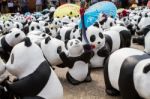 Chiang Mai, Thailand - March 19, 2016  : 1600 Pandas World Tour In Thailand By Wwf At Tha-pae Gate Stock Photo