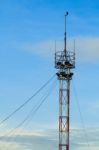 Broadcasting Tower Stock Photo