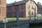 Auschwitz Concentration Camp In Oswiecim Poland Stock Photo