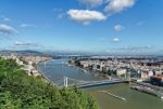 View Of The River Danube In Budapest Stock Photo