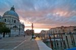 Venice Italy Madonna Della Salute Church Stock Photo