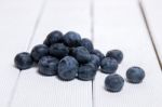 Tasty Blueberries On White Background Stock Photo