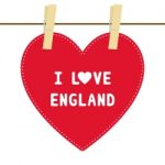 I Love England6 Stock Photo