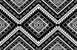 Geometric Ethnic Pattern  Design For Background Or Wallpaper Stock Photo