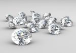 Diamond Jewel Stone Stock Photo