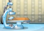 Cartoon  Illustration Interior Surgery Operation Room With Separated Layers Stock Photo