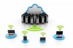 Cloud Computing Concept Stock Photo