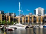 St Katherine's Dock In London Stock Photo