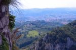 Panoramic View From Castle Stock Photo