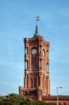 The Red Town Hall In Berlin Stock Photo