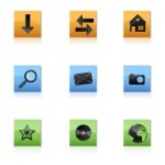 Web Icons Stock Photo