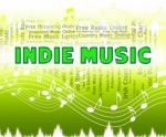 Indie Music Shows Sound Tracks And Acoustic Stock Photo