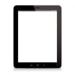 Tablet Computer Black Stock Photo