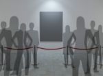 3d Gallery Display Stock Photo