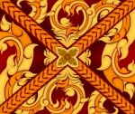 Thai Art Pattern Style Stock Photo