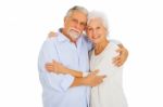 Loving Elder Couple Stock Photo