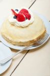 Crepe Pancake Cake Stock Photo