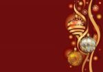 Christmas Bauble Background Stock Photo