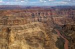 Aerial View Of The Grand Canyon Stock Photo