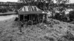 Abandoned Outback Farming Shed In Queensland Stock Photo