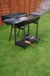 Outdoor Barbecue Grill Stock Photo