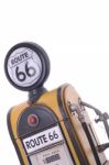 Antique Fuel Pump Stock Photo