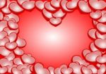 Heart Shape Background Stock Photo