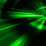 Green Futuristic Background Design Stock Photo