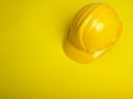 Yellow Hard Hat Stock Photo