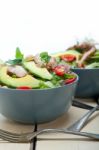 Chicken Avocado Salad Stock Photo