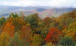 Autumn Day In The Blue Ridge Mountains Stock Photo