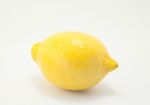 Lemon Isolate On White Background Stock Photo