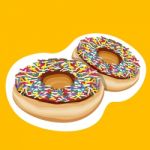 Colorful Doughnut Stock Photo