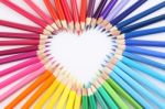 Heart Love Pen Stock Photo