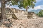 The Mayan Ruins In Copan Ruinas, Honduras Stock Photo