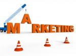 Do Marketing Means Seo Sales 3d Rendering Stock Photo