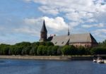 Cathedral On Shore Stock Photo