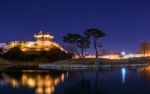 Hwaseong Fortress In Suwon,korea Stock Photo