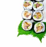 Fresh Sushi Choice Combination Assortment Selection Stock Photo