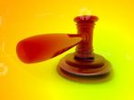 3d Gavel 1 Stock Photo