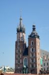 St Marys Basilica In Krakow Stock Photo